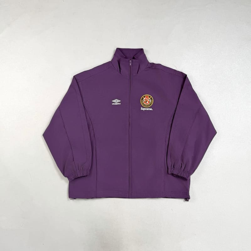 Conjunto Supreme x Umbro Cotton Ripstop Track Plum