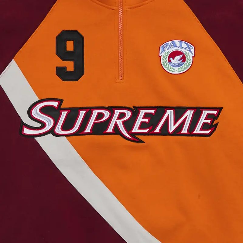 Jaqueta Supreme Equipe Half Zip Laranja