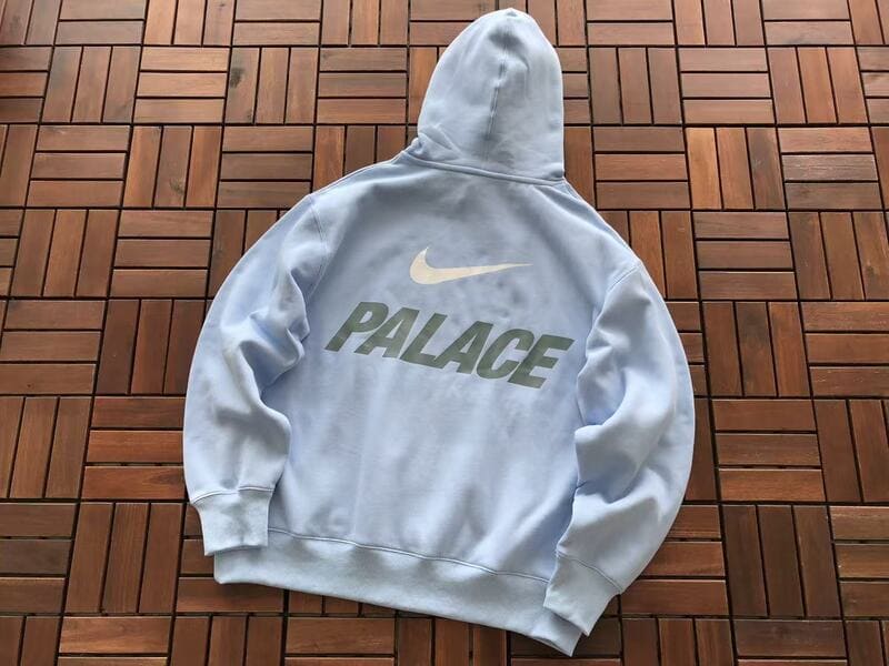 Moletom Palace x Nike Font Swoosh Sky Blue