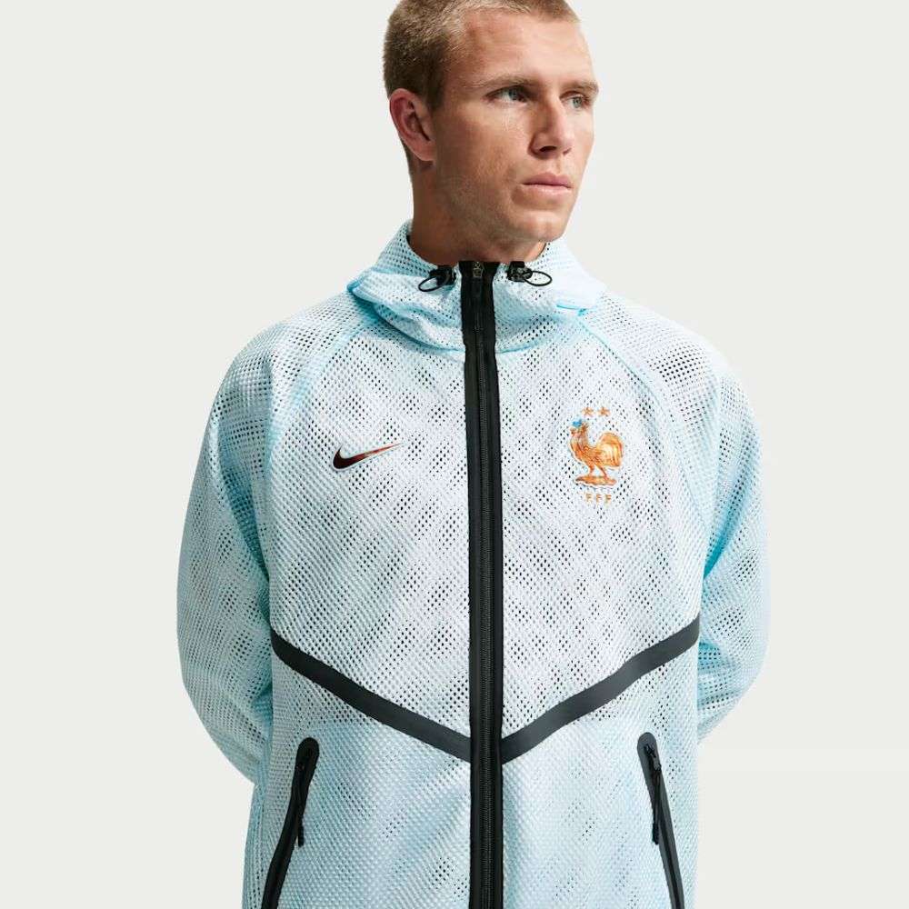 Jaqueta Nike França Knit Hino Blue