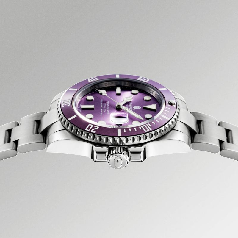 Relógio A Bathing Ape Bapex Type 1 Purple
