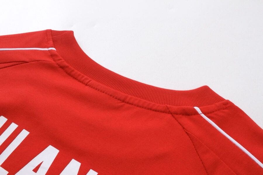 Pronta Entrega - Camiseta Balenciaga Milano #10 Soccer Jersey Oversized Red