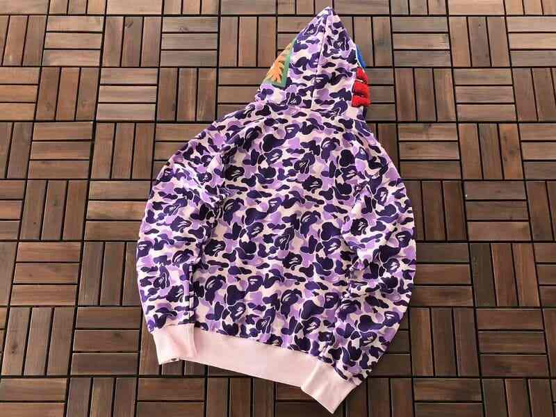 Moletom Bape Shark ABC Purple Camo