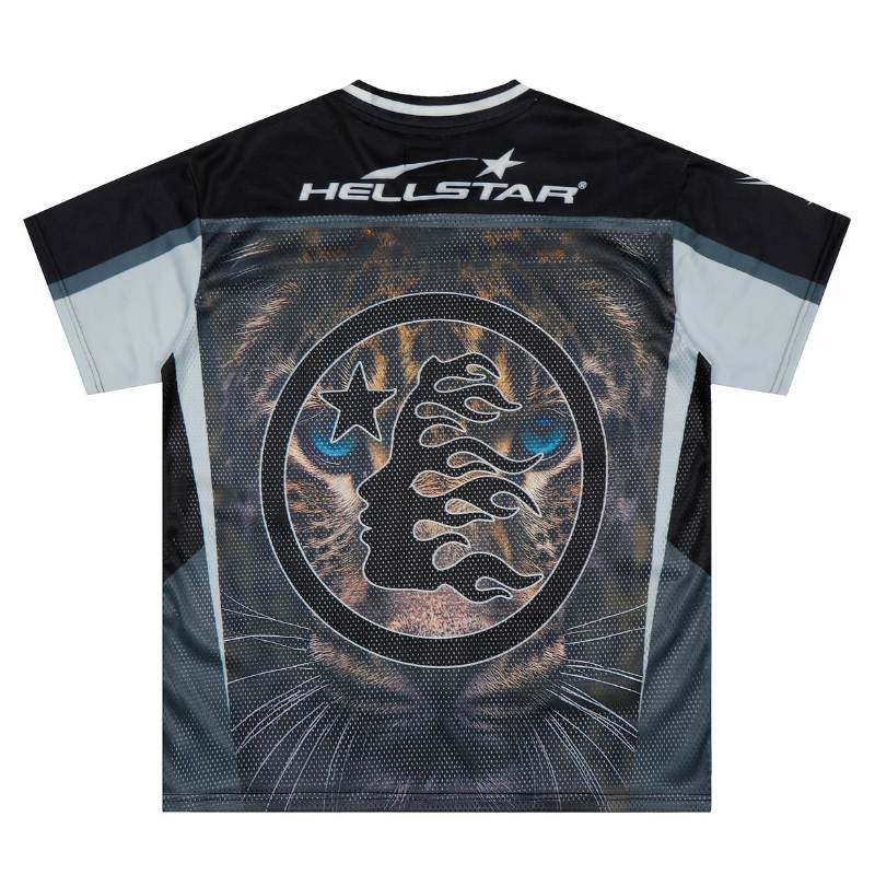 Camiseta Hellstar Jersey Logo Tiger Black