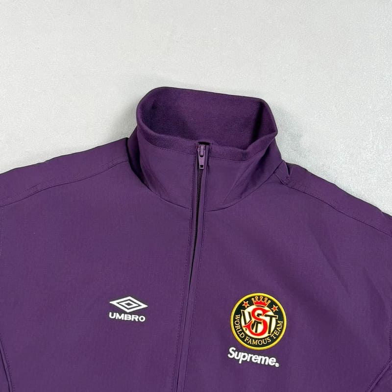 Conjunto Supreme x Umbro Cotton Ripstop Track Plum
