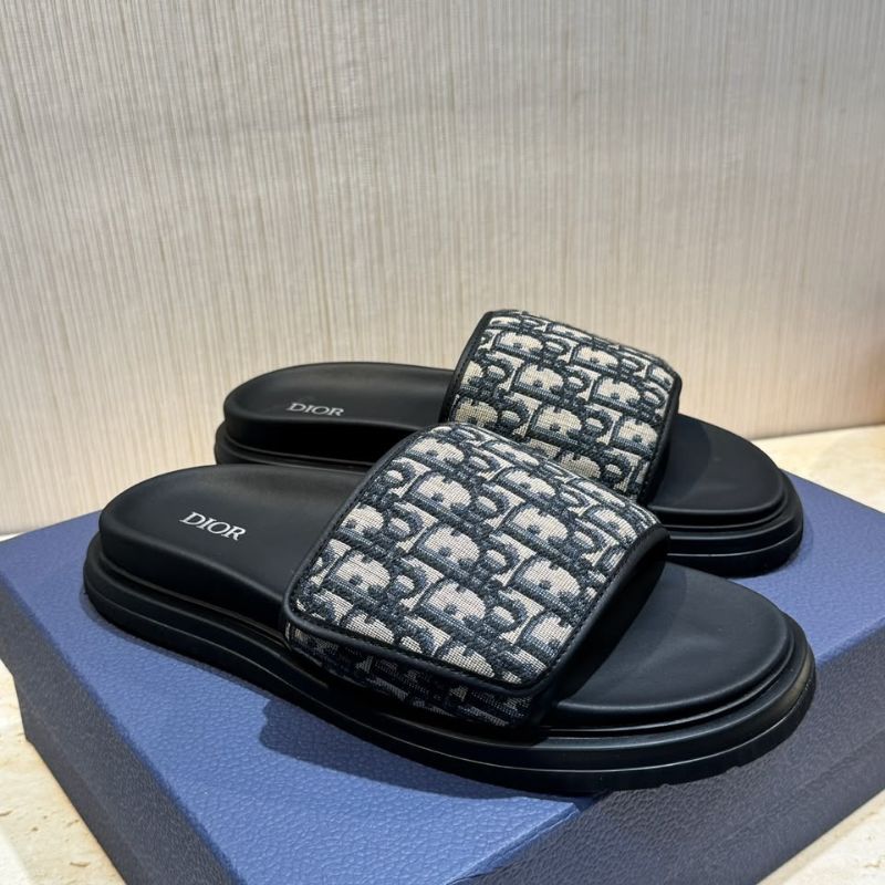 Dior Aqua Sandal Beige Black