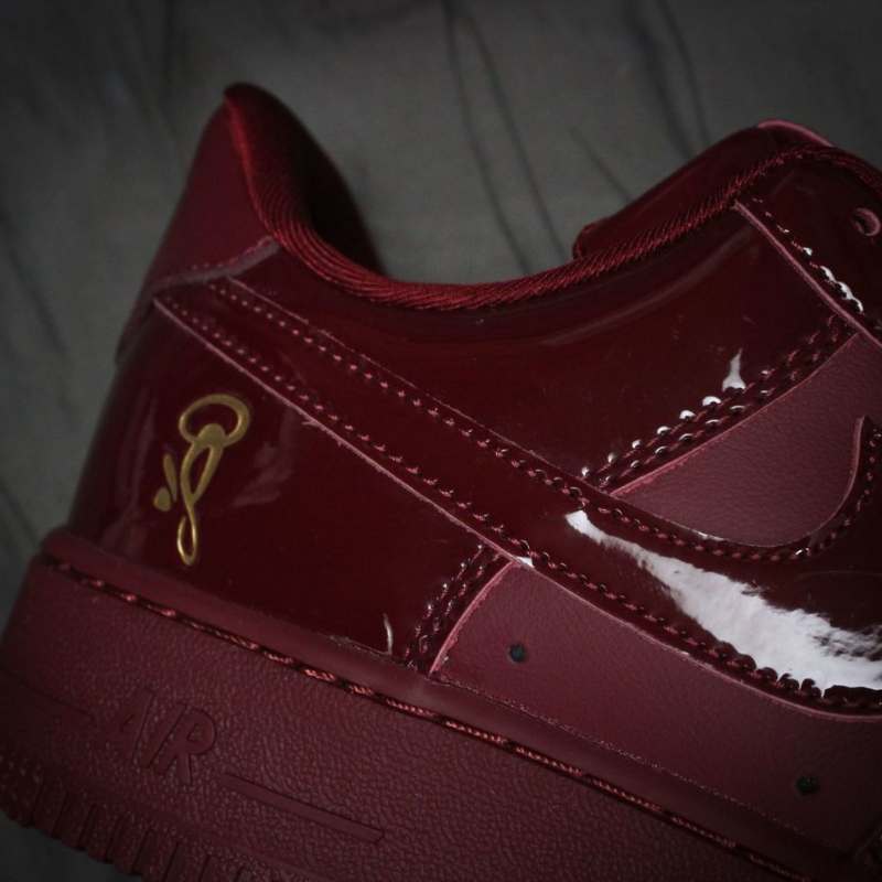 Air Force 1 x Central Cee x Syna World Low Dark Beetroot and Red Oxide