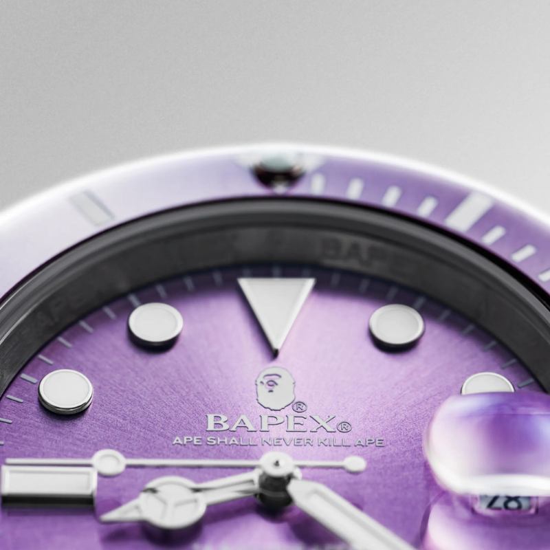Relógio A Bathing Ape Bapex Type 1 Purple