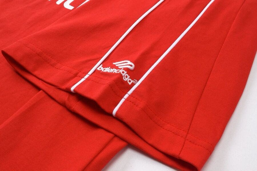 Pronta Entrega - Camiseta Balenciaga Milano #10 Soccer Jersey Oversized Red