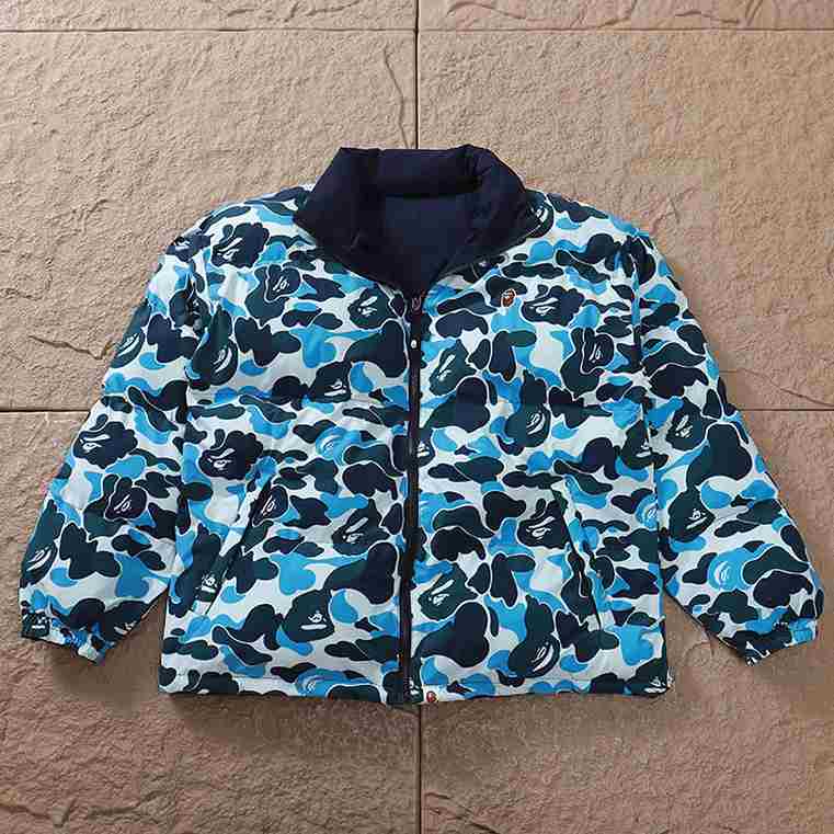 Jaqueta Bape ABC Camo Dupla Face Azul