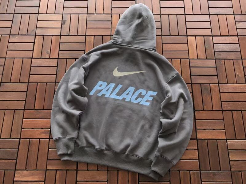 Moletom Palace x Nike Font Swoosh Charcoal