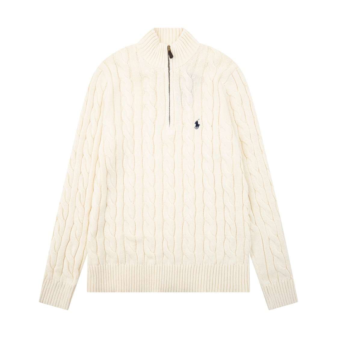 Ralph Lauren Suéter Tricô com zíper
