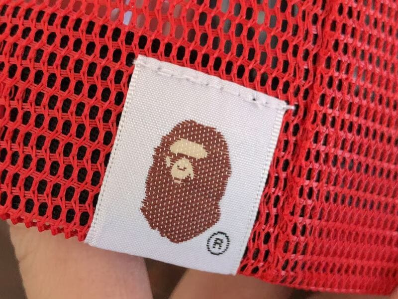 Boné BAPE x Stussy Trucker Red