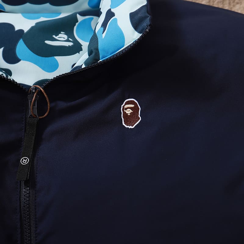 Jaqueta Bape ABC Camo Dupla Face Azul