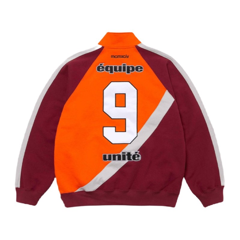 Jaqueta Supreme Equipe Half Zip Laranja