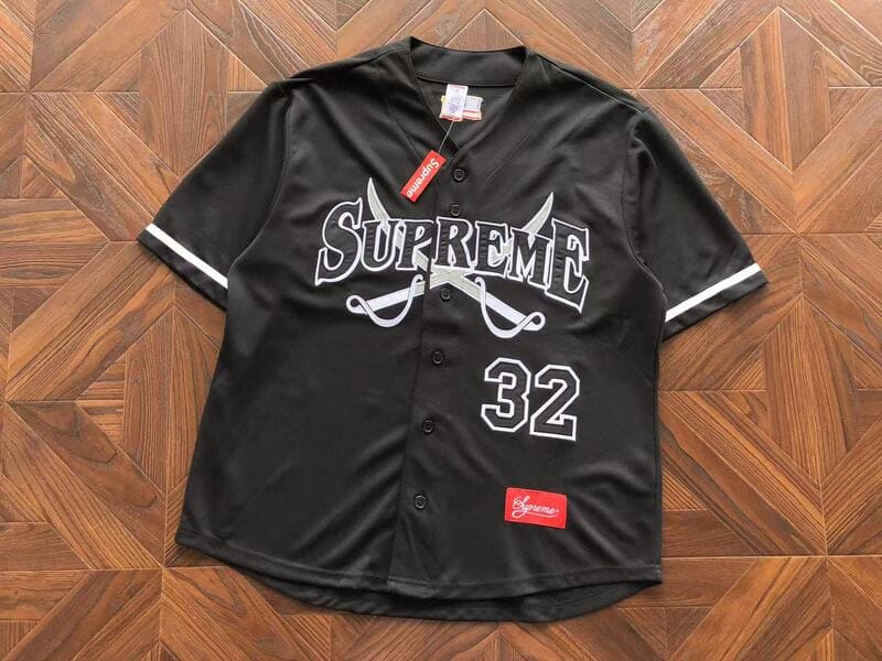 Camiseta Supreme Swords Baseball Jersey Black