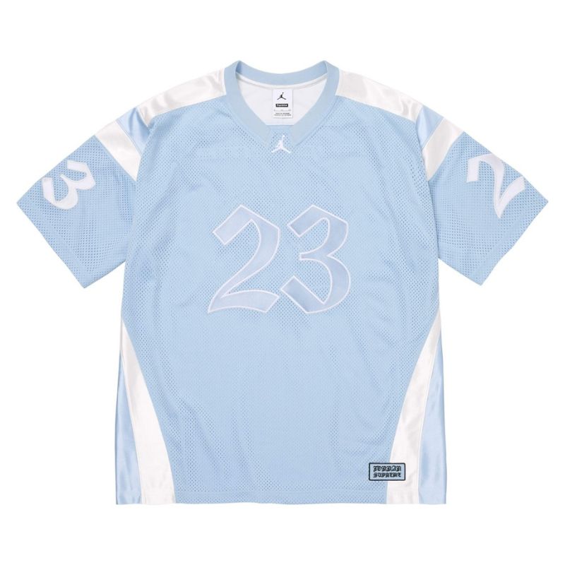 Camiseta Air Jordan x Supreme Jersey Light Blue