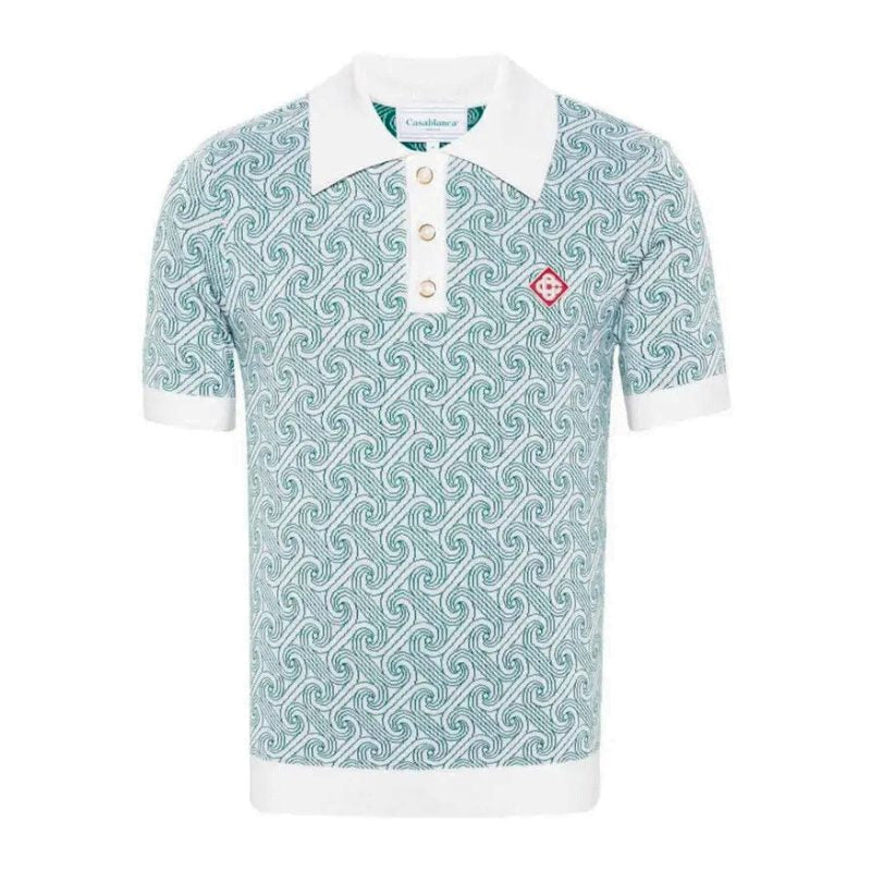 Camiseta Casablanca Jacquard Monogram Polo
