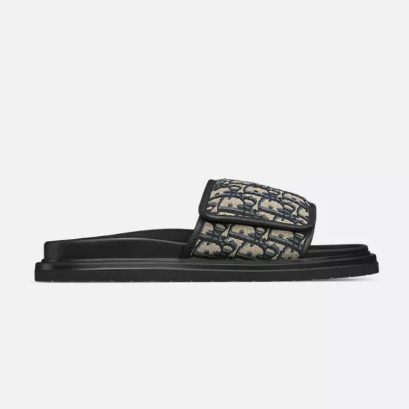 Dior Aqua Sandal Beige Black