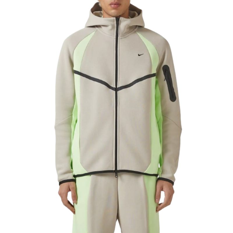 Conjunto Nike Tech Fleece Pro Wear Cinza/Verde