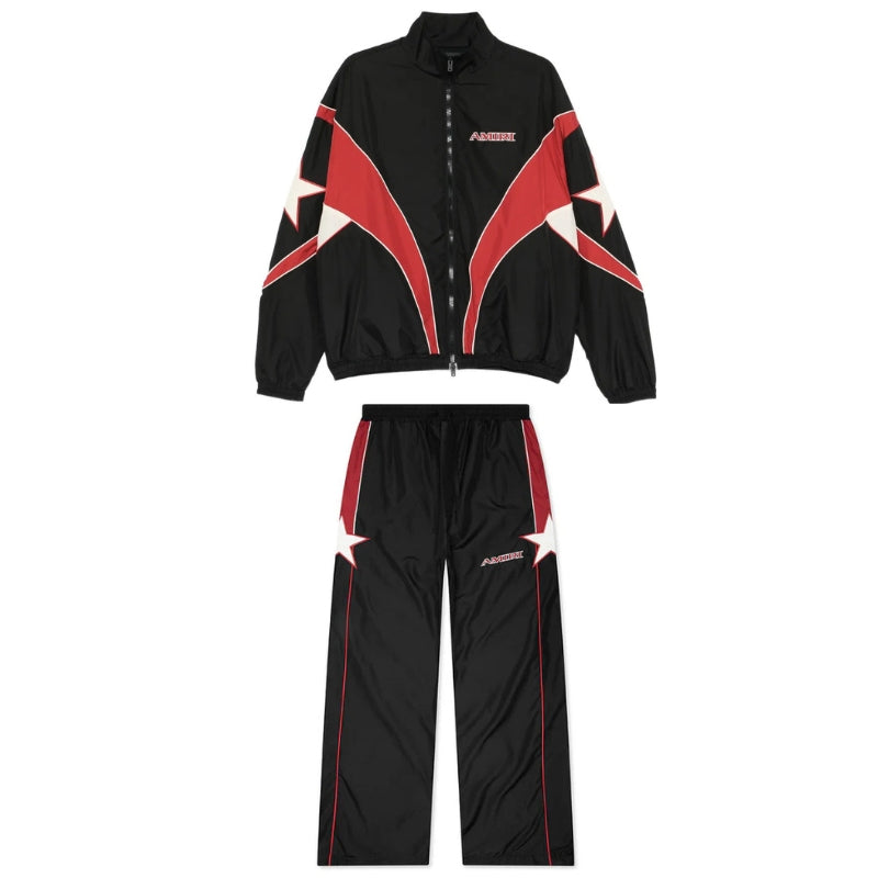 Conjunto Amiri Track Black/Red