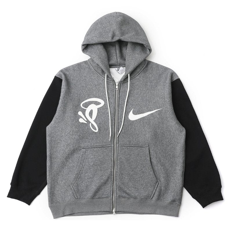 Jaqueta Syna World x Nike Solo Swoosh Fleece Full-Zip Grey