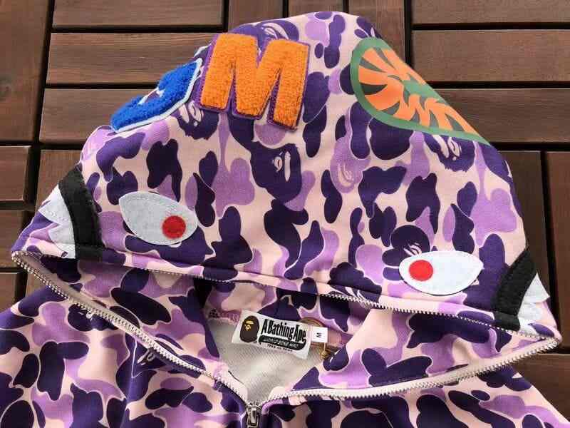 Moletom Bape Shark ABC Purple Camo
