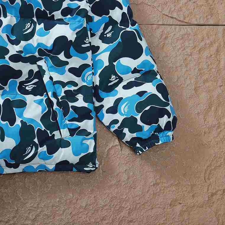 Jaqueta Bape ABC Camo Dupla Face Azul