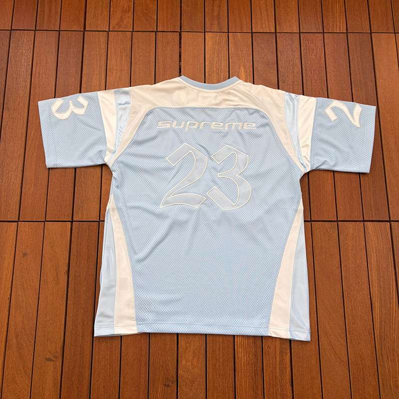 Camiseta Air Jordan x Supreme Jersey Light Blue