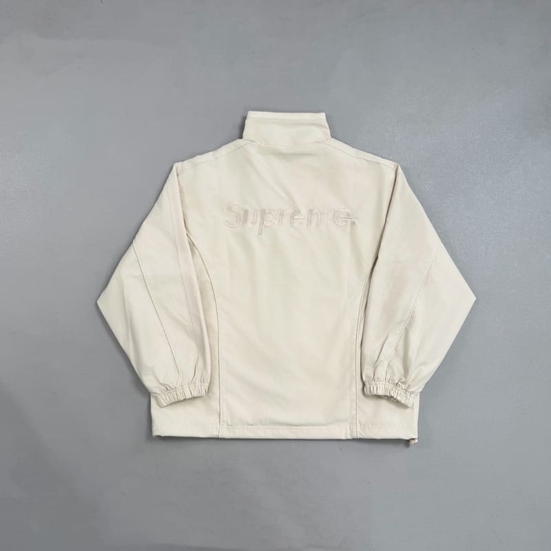 Conjunto Supreme x Umbro Cotton Ripstop Track Stone
