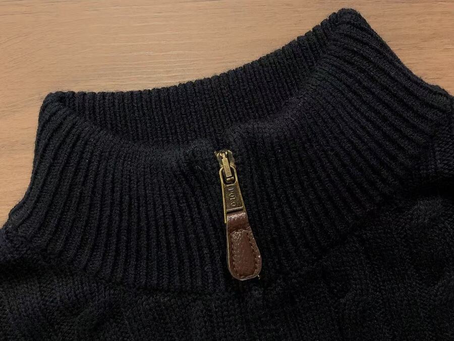 Ralph Lauren Suéter Tricô com zíper