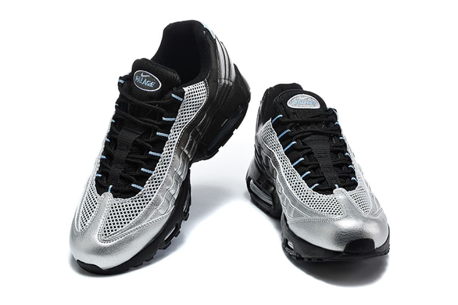 Palace x Nike Air Max 95 Metallic Silver Aluminum Black