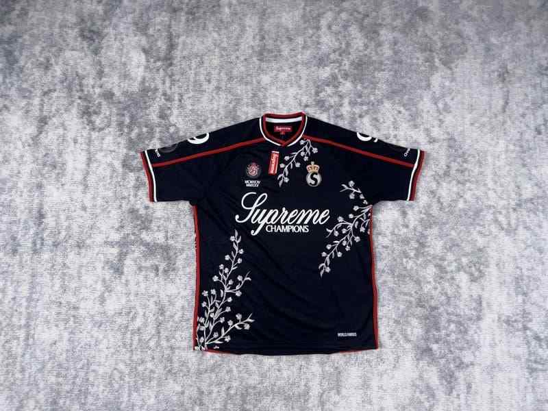Camiseta Supreme Floral Soccer Jersey Black