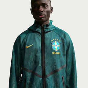 Jaqueta Nike Brasil Knit Hino Chevron Green