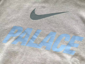 Moletom Palace x Nike Font Swoosh Grey Marl