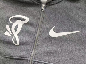 Jaqueta Syna World x Nike Solo Swoosh Fleece Full-Zip Grey