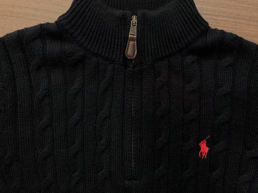 Ralph Lauren Suéter Tricô com zíper