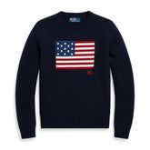 Ralph Lauren Suéter Iconic Flag Jumper Azul Marinho