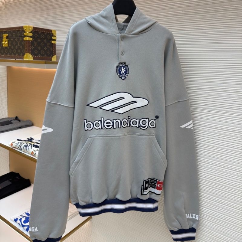 Moletom Balenciaga Polo 3B Football Grey