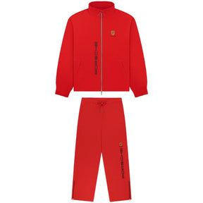 Conjunto Aimé Leon Dore x Porsche Nylon Track Red
