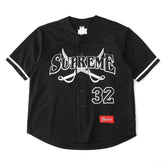 Camiseta Supreme Swords Baseball Jersey Black