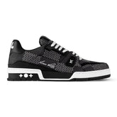 Louis Vuitton LV Trainer Black Damier 3D Denim