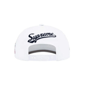 Boné Supreme World Famous S Logo 6-Panel White