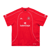 Pronta Entrega - Camiseta Balenciaga Milano #10 Soccer Jersey Oversized Red