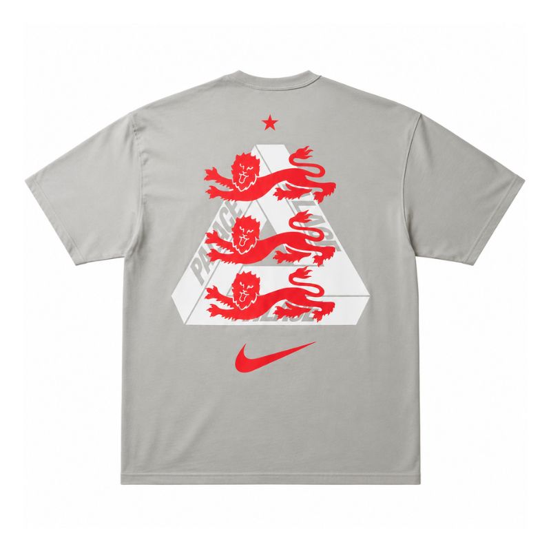 Camiseta England x Palace x Nike Pewter Grey
