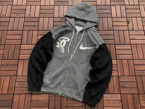 Jaqueta Syna World x Nike Solo Swoosh Fleece Full-Zip Grey