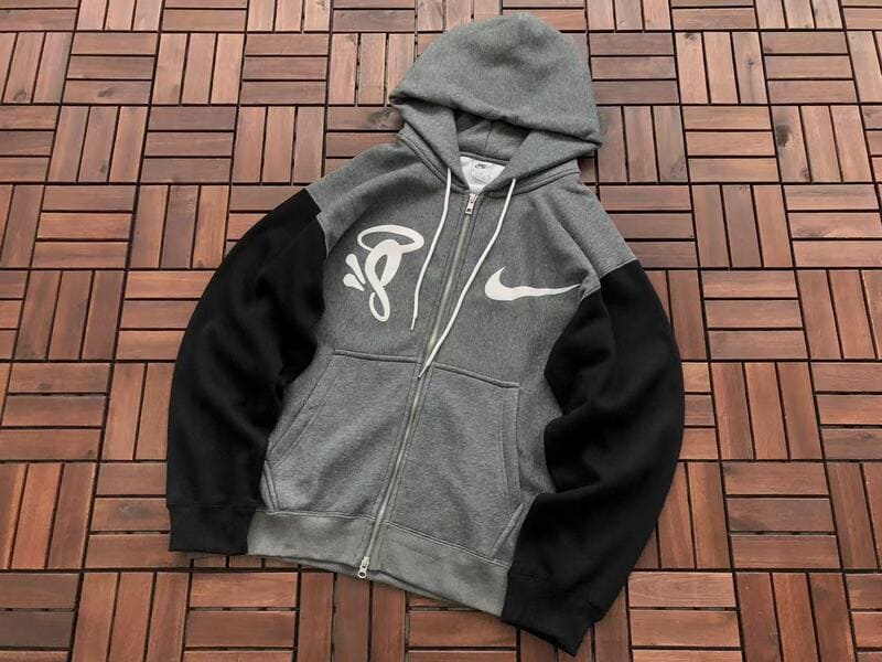 Jaqueta Syna World x Nike Solo Swoosh Fleece Full-Zip Grey
