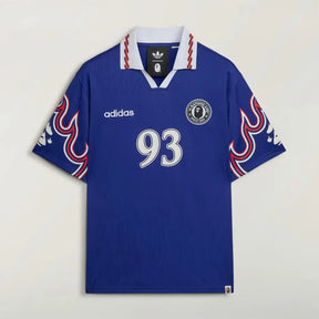 Camiseta BAPE x Adidas SSL Flame Japan Blue