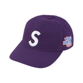 Boné Supreme World Famous S Logo 6-Panel Purple