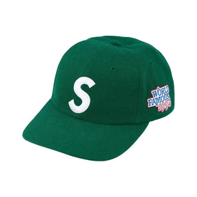 Boné Supreme World Famous S Logo 6-Panel Dark Green